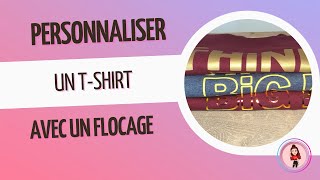 Comment faire un flocage et personnaliser ses Tshirts avec Cricut une presse à chaud et du flex [upl. by Ymia96]