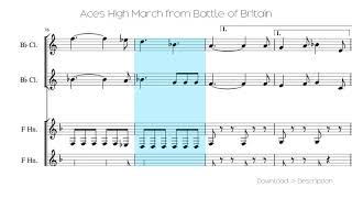 🎶 Aces High March From Battle Of Britain 🎸🎸 [upl. by Shaffert274]