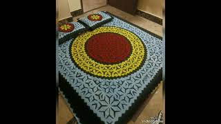 applique work bedsheets new designs tabassumcollections fashion handmade appliquework [upl. by Amrita]