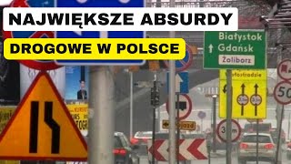 NAJWIĘKSZE ABSURDY DROGOWE W POLSCE [upl. by Ennayram]