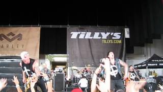 Lostprophets  Warped Tour  Holmdel NJ Entire Set [upl. by Anitnerolf]