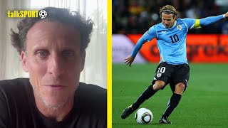 I Did One Thing Different  Diego Forlan REVEALS His Jabulani Ball Secret At 2010 World Cup [upl. by Samara858]