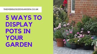 How to display garden pots in your garden terrace or patio [upl. by Alarise147]