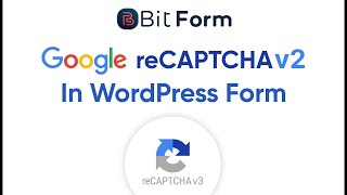 How to add Google reCAPTCHA v2 in WordPress Form  Bit Form [upl. by Bekha]