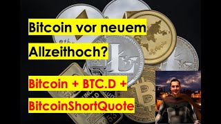 Bitcoin zu neuen Allzeithochs BTCUSD Krypto BTC Bitcoindominanz [upl. by Madella]