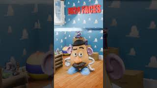 Cloth Simulation on Mr Potato 1 Face to 65536 blender 3dart 3danimation clothsimulation [upl. by Rolanda]