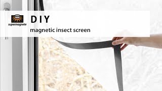 DIY  Magnetic Insect Screen super easy [upl. by Niawtna668]