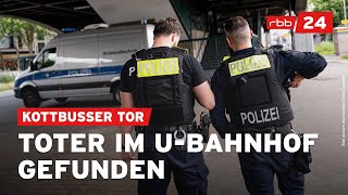 Leiche im UBahnhof Kottbusser Tor entdeckt [upl. by Inirt]