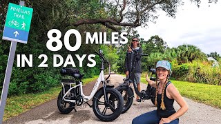 St Petersburg FL to Tarpon Springs on EBikes  Pinellas Trail Guide  EBike Adventures of St Pete [upl. by Aneekal]