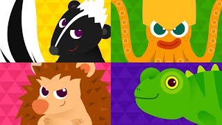 Stinky Skunk Fart ♪  Sing Along with Animals  Animal Songs  Tidi Songs for Children ★TidiKids [upl. by Fritts348]