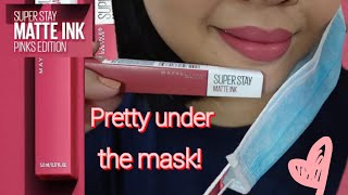 Stay pretty even under the mask New Maybelline Superstay Matte Ink Pink Edition in Ringleader 175 [upl. by Gardell]