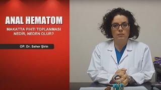 Anal Hematom Nedir Nasıl Tedavi Edilir Op Dr Seher Şirin [upl. by Klaus]