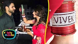 PICTURES Divyanka Tripathi amp Vivek Dahiyas First KARWA CHAUTH [upl. by Aliam106]