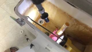 How to install a Fluidmaster universal toilet fill valve [upl. by Atinehs]