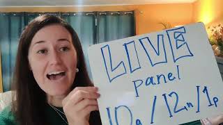 Join us for the LIVE panel Sat 101  10a PT  12n CT  1p ET [upl. by Del593]