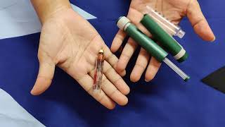 How to refill insulin pen with cartridge [upl. by Mccully]