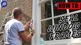 How To Seal Window Frames using Geocel Window Sealant [upl. by Hawkins]