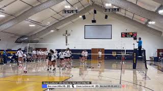 Crean Lutheran HS Varsity vs San Juan Hills High School [upl. by Publias589]