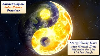 Solar Return Practices  An Earthstrological Approach [upl. by Evangelin]