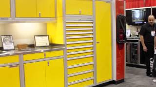 Modulines Modular Aluminum Cabinets at SEMA 2012 [upl. by Lenoil]