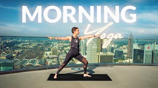 10 Min Yoga Morgenroutine für Anfänger  Entspannt amp fit in den Tag [upl. by Ryon]