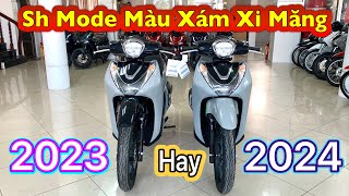 Sh mode 2023 và 2024 phiên bản thể thao màu xám xi măng  Giá xe  Trả góp shmode2023 shmode2024 [upl. by Notniuqal983]