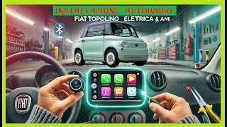 come montare un autoradio dashcam sulla Topolino o Ami [upl. by Jammin]