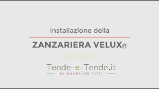 Montare una zanzariera per Velux® [upl. by Given]