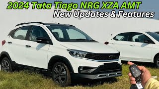 2024 Tata Tiago NRG XZA AMT Full Detailed Review ♥️ Features amp Price New Tata Logo Tiago [upl. by Cornel]