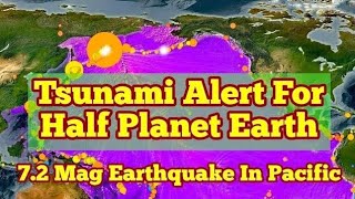 Volcano Eruption amp Earthquake In Kamchatka Peninsula Russia 72 Mag Shiveluch Ash Eruption [upl. by Joo968]