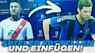 FIFA 22 SCHNELL UND EINFACH SPIELER ERSTELLEN amp IN KARRIERE EINFÜGEN🥰Fifa 22 Tipps amp Tricks [upl. by Nyledaj]