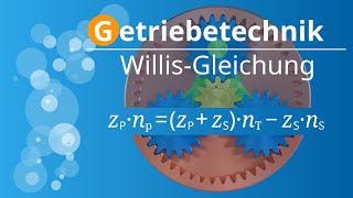 Herleitung des Übersetzungsverhältnisses für Planetengetriebe  WillisGleichung  Umlaufgetriebe [upl. by Eiryk]