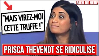 PRISCA THEVENOT se RIDICULISE en parlant DAMOUR à un JOURNALISTE [upl. by Mal]