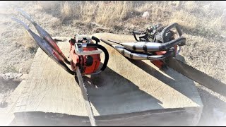 I love twins 2 stroke twin cylinder chainsaw Solo 610 amp Echo 610 evl [upl. by Assilram]