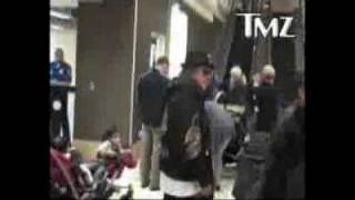 Axl Rose punches a cameraman Dec 14 2009 [upl. by Anirtap]