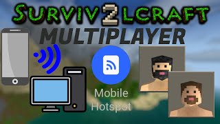 Tutorial Survivalcraft multiplayer online con datos moviles [upl. by Nrubua157]