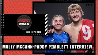 Molly McCann amp Paddy Pimblett on rise to stardom amp whats next this summer 👀  ESPN MMA [upl. by Rats]