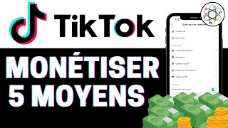 Monétiser TikTok  les 5 moyens [upl. by Kuebbing]