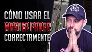 Cómo usar el MASTER FADER correctamente en tu DAW 🎚 Pro Tools y Studio One [upl. by Osugi]