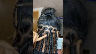 Simple faux tutorial hairtutorial viralhairstyles fypyoutube fypシ゚viral hairgrowth [upl. by Idnil]