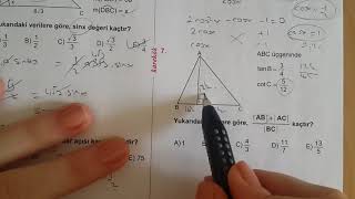 Karekök YKSLYS Matematik TRİGONOMETRİ Test 18 Anlatımlı Çözümleri [upl. by Ettezoj]