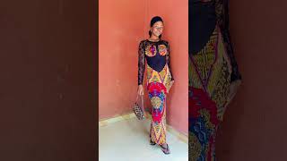 Trending corset gown with yoke Detailed tutorial is out on this channel viralvideo fashion corse [upl. by Helse27]