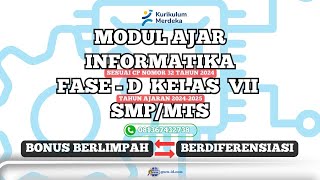 modul ajar informatika kelas VII edisi revisi sesuai cp 2024 [upl. by Karil388]