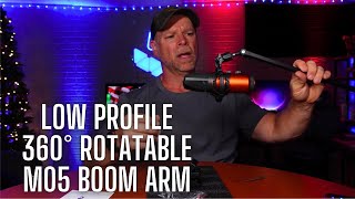 M05 Boom Arm  360° Rotatable Microphone Stand  Low Profile Boom Arm [upl. by Adiene]