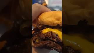 Trying this BBQ Bacon Cheese Burger shortvideo satisfying asmarsounds viralshort [upl. by Niassuh15]