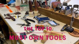 Top 10 Must Have Tools InMyBusyLittleShop buckleguy Weaver SteelStamp [upl. by Huskamp269]