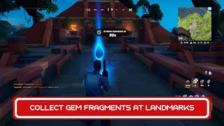 Collect Gem Fragments At Landmarks  Shanta Quests  Fortnite Chapter 3 Season 1 [upl. by Irrab]