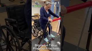 One Critical Exercise to ReLearn How to Walk After Bilateral Tibial Plateau Fractures [upl. by Manley]