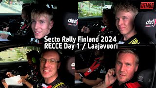 Secto Rally Finland 2024  RECCE Day 1 [upl. by Latoyia965]