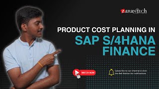 Product Cost Planning in SAP S4HANA Finance  ZaranTech [upl. by Nywnorb]